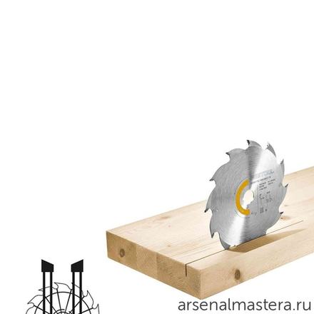 Диск пильный FESTOOL WOOD RIP CUT HW 210x2,6x30 PW16 493196