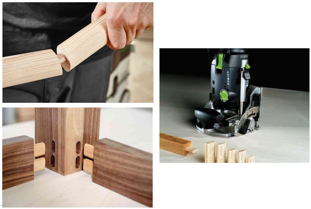ХИТ! Комплект Шип - Дюбель 100 шт D 8 х 22 х 50 мм DOMINO аналог Festool ARMA 106