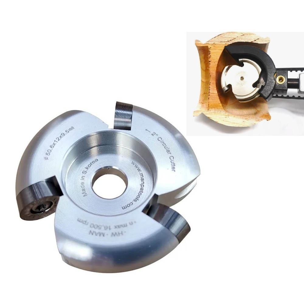 Новинка! Фрезерная насадка Circular Cutter 2 дюйм, 12 мм для УШМ Manpa М00019721