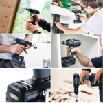 ХИТ! Аккумуляторная дрель-шуруповёрт  FESTOOL T 18+3-Basic 4,0 А в систейнере 576448