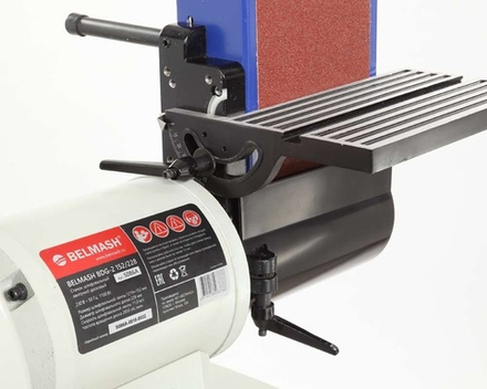 АКЦИЯ ФЕВРАЛЬ 2026! Станок шлифовальный ленточно - дисковый настольный 1100 Вт 230 BELMASH BDG-2 152/228 S086A
