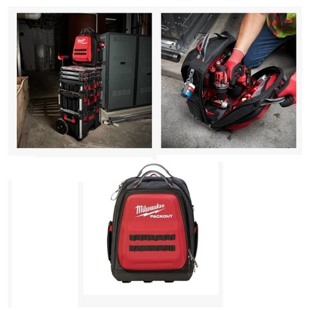 Рюкзак пустой 48 карманов PACKOUT BACKPACK - 1 PC MILWAUKEE 4932471131