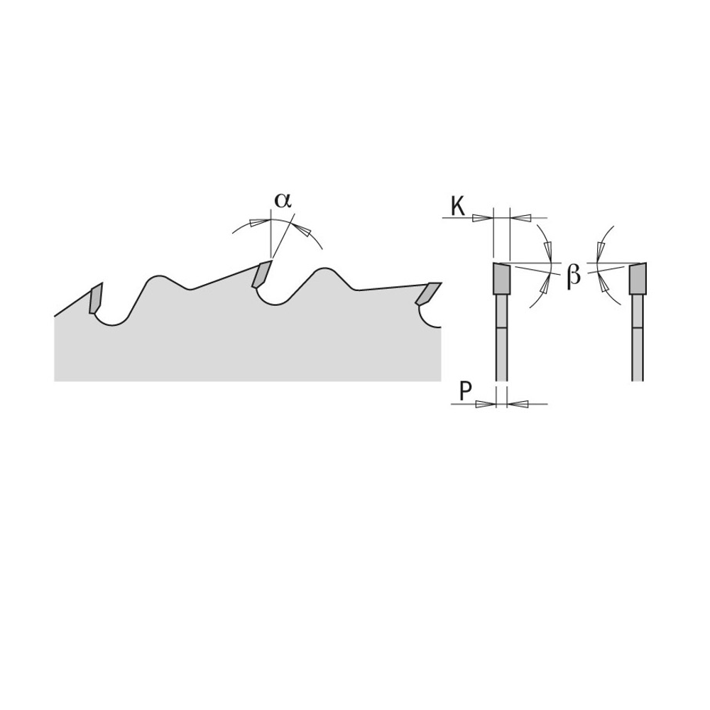 Новинка! Диск пильный универсальный CMT 250 x 30 x 2,8/1,8 15° 5° ATB Z=16 для пиления древесины на стройплощадке 286.016.10M