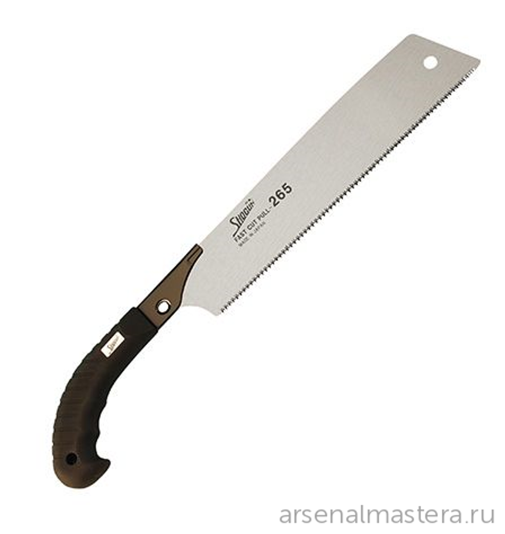УСПЕЙТЕ КУПИТЬ ХИТ! Японская пила столярная безобушковая Shogun Cross Cut Saw 265 мм (шаг 1.75 мм) пистолетная рукоять MT PIS-265 М00009187