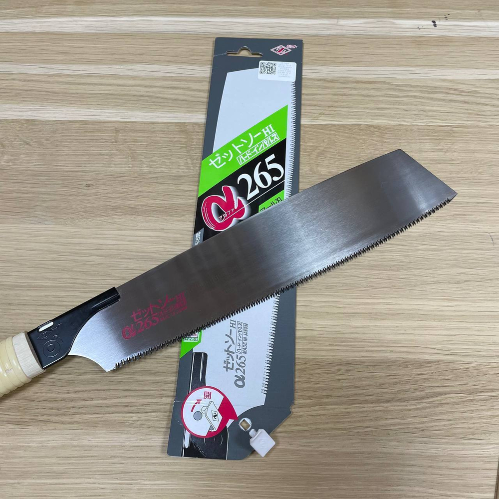 УСПЕЙТЕ КУПИТЬ ХИТ! Пила безобушковая Kataba Cross H-265 265 мм 14 tpi 0,6 мм деревянная рукоять Convex Z-Saw М00017239