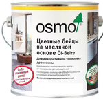 Цветные бейцы на масляной основе для тонирования деревянных полов Osmo 3501 Белый прозрачный 2,5 л Ol-Beize для внутренних работ Osmo-3501-2,5 15100809