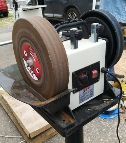 ХИТ! Шлифовально - полировальный профессиональный станок 0,2 кВт 230 В для доводки, правки и заточки режущего инструмента JSSG-10 JET 708015M