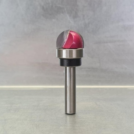 Фреза пазовая круглый нос (пальчиковая) с верхний подшипник Z 2 R 9,5 D 19 x 11 x 49 S 8 PROCUT 219839P