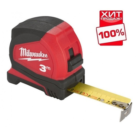 ХИТ! Рулетка 3 м / 16 Milwaukee Pro 4932459591