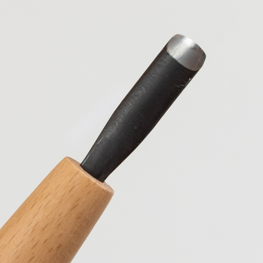 Новинка! Стамеска японская для резьбы по дереву Miki Tool Seigen N 6, полукруглая РК, 9 мм М00019863