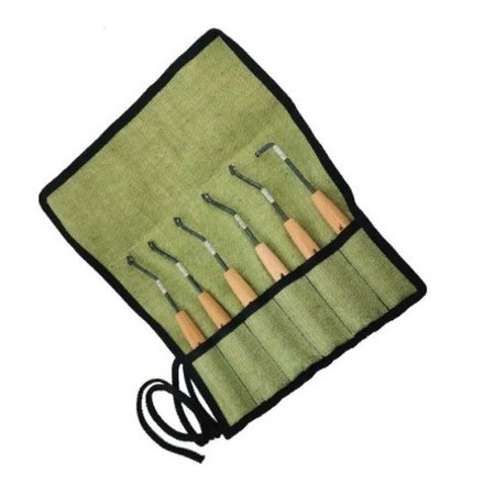 ХИТ! Набор резцов 6 шт для чекеринга N 1 60 гр / 18 линий для начинающих Петроградъ М00017589