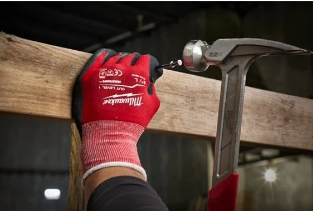 ХИТ! Перчатки зимние с защитой от порезов 1 уровень размер 11 / XXL MILWAUKEE 4932471346
