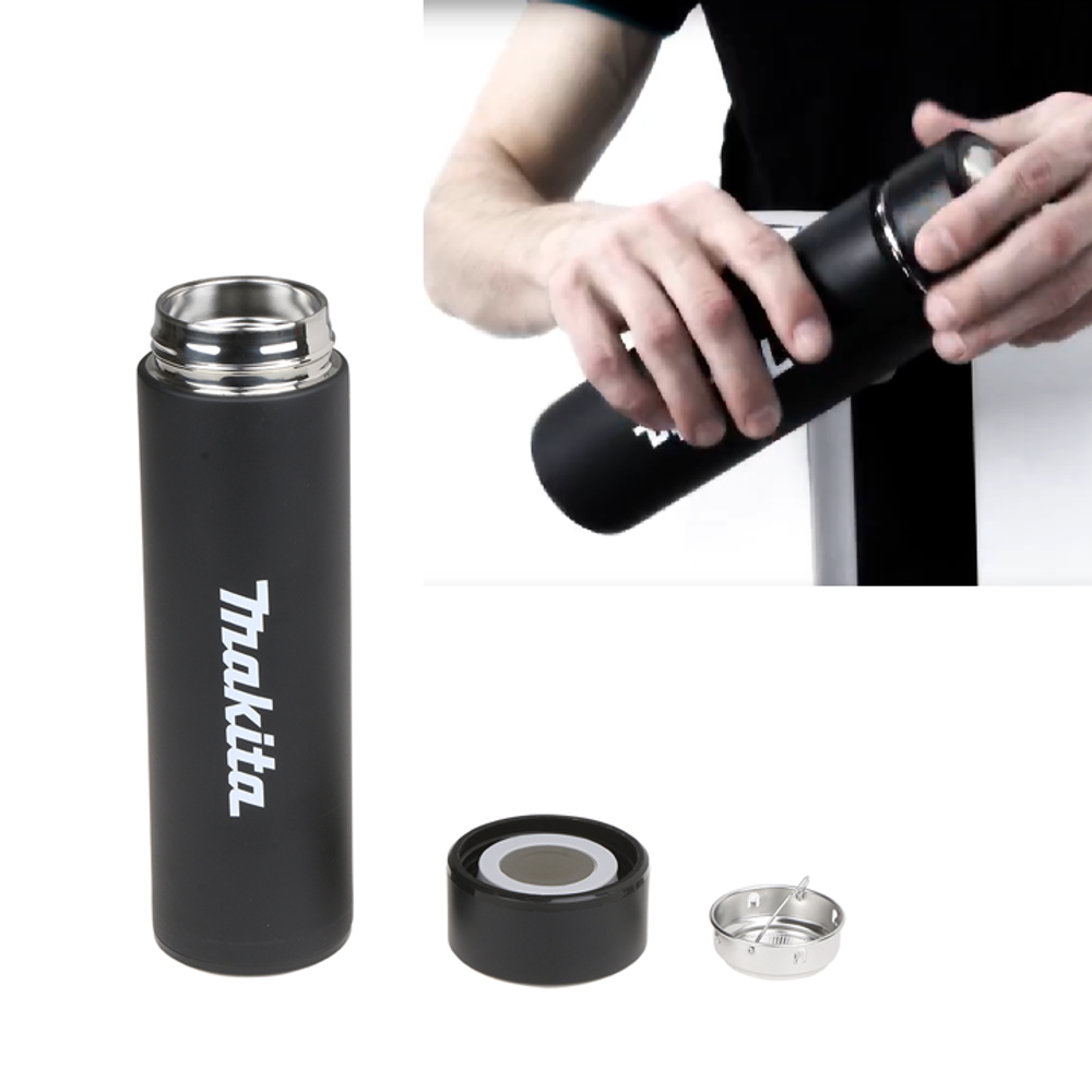 Новинка! Термос фирменный из нержавеющей стали 400 мл Makita PGH-170170