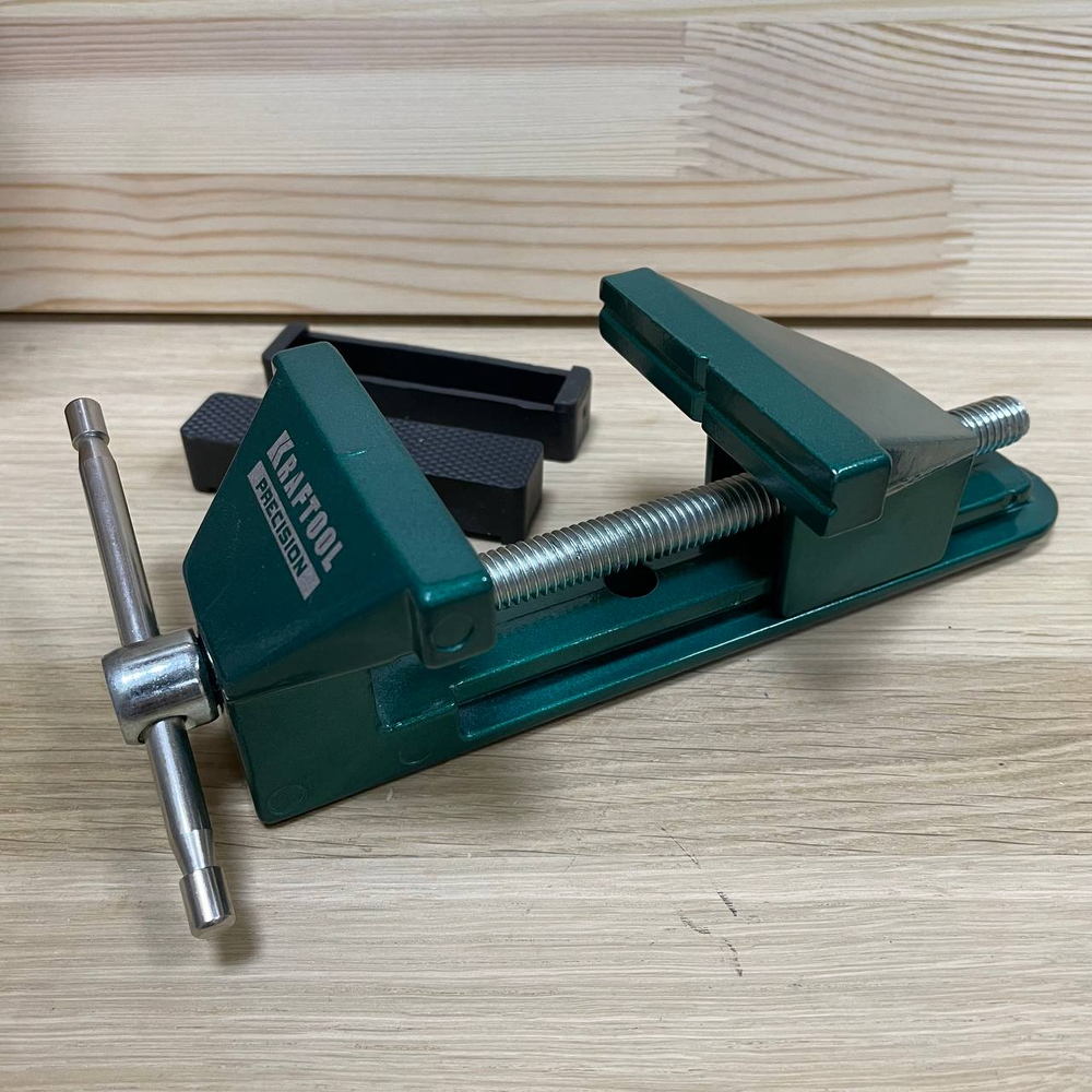 Новинка! Тиски шарнирно - поворотные KRAFTOOL Precision 75 мм, закрепление детали сложной формы под любым углом 32711-75