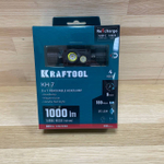 Новинка! Аккумуляторный налобный / ручной фонарь KRAFTOOL KH-7, 1000 лм, 4 режима, 3в1 , 2200 мАч, с магнитом 56450