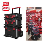 ХИТ! Набор 3 кейсов Milwaukee PACKOUT: Ящик на колесах + Большой ящик + Кейс 4932464244