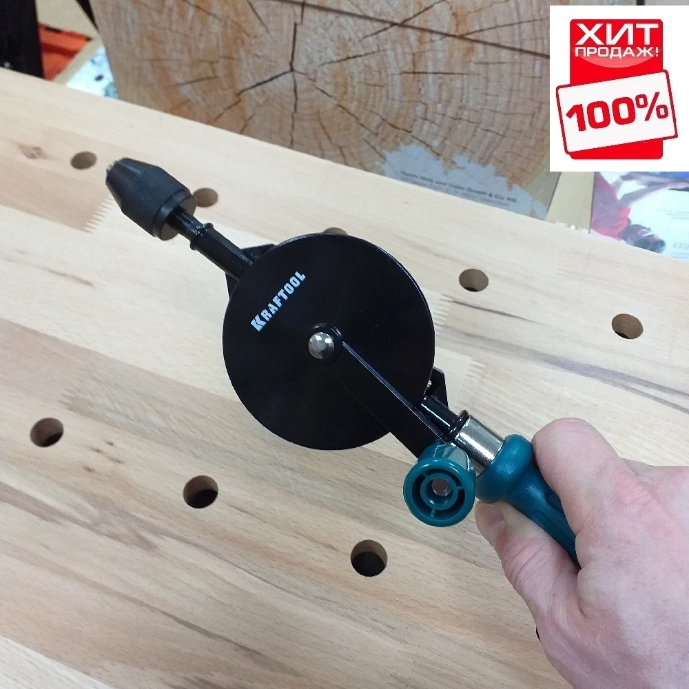 ХИТ! Дрель ручная 0,5 - 6 мм KRAFTOOL 29025_z01