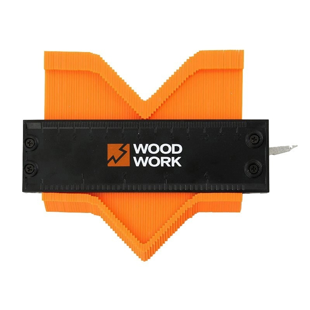 ХИТ! Шаблон для копирования контура многофункциональный 125 х 100 мм WOODWORK GRT-125
