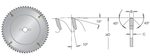 Пильный диск DIMAR по ДСП и МДФ  D250 x 30 x 3,2 Z80 MS 90106106