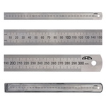 ХИТ! Линейка стальная шкала 1 мм 300 х 25 х 1 мм класс точности 1 Kinex 1022