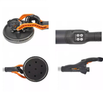 Новинка! Шлифовальная машина орбитальная MAXXT бесщеточный мотор 220 V / 50 Hz, 0,55 кВт, диск 215 мм, светодиодная подсветка 360 градусов, для стен и потолков MBLS550