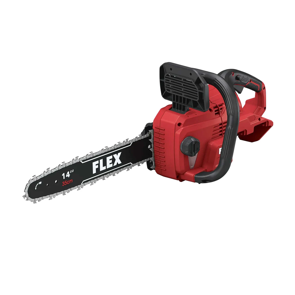 Новинка! Аккумуляторная цепная мощная пила FLEX GCS 35 2x18-EC для обрезки древесины толщиной 30 см 531276