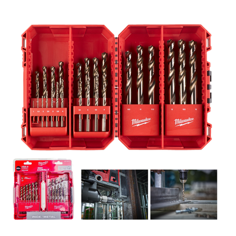 Новинка! Набор сверл по металлу 25 шт. MILWAUKEE HSS-Co 1-13 мм GEN III в кейсе 4932493868