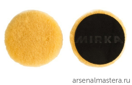 Полировальный диск Mirka Polarshine PRO из натуральной овчины 150 мм 2 шт в упаковке 7991500211