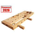 Новинка 2026! Верстак столярный настольный бук ПЕТРОГРАДЪ Milkman's workbench европейский тип 725 х 260 мм М00014890