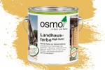 Непрозрачная краска для наружных работ Osmo 2205 ярко-жёлтая 2,5 л Landhausfarbe Osmo-2205-2.5 11400058