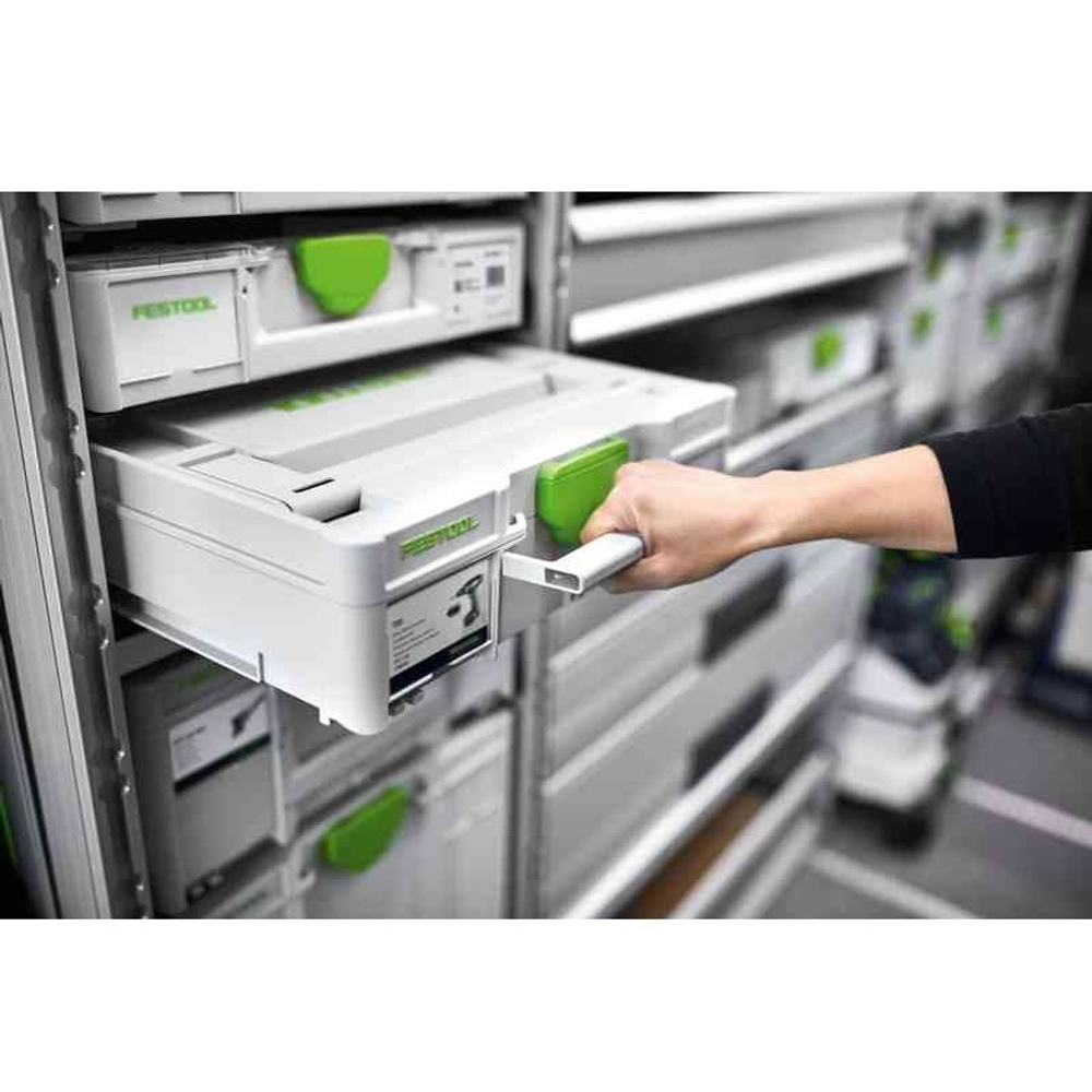 ХИТ! Аккумуляторная дрель-шуруповёрт с 2 шт Аккумулятором BP 18 Li 4,0 HPC-ASI и Быстрозарядным устройством TCL 6 в систейнере FESTOOL T 18+3 HPC 4,0 I-Plus 576446