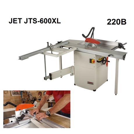 ОСЕННИЕ СКИДКИ ХИТ! Циркулярная пила JET JTS-600XL 2,5 кВт 220 В, каретка профессиональная 1600 мм, диск 250 мм 10000070XLM