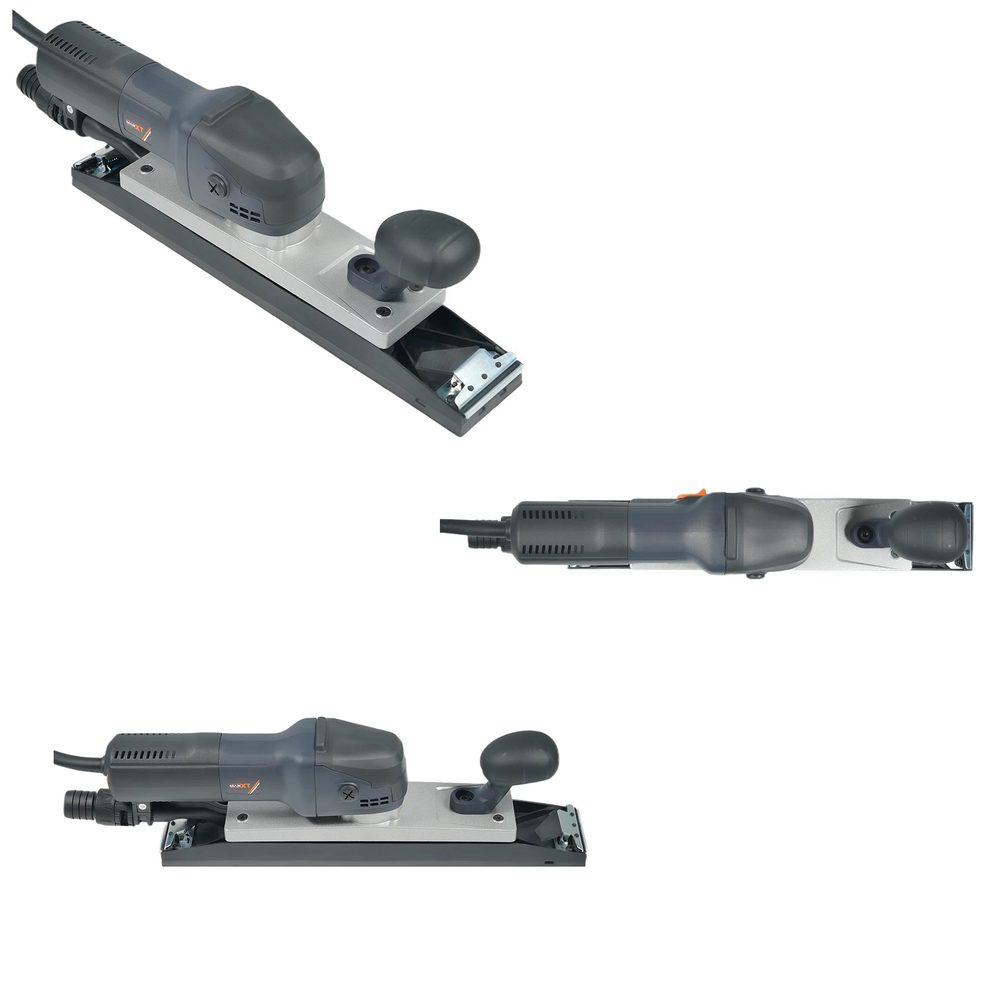 Новинка! Электрическая плоскошлифовальная машинка ручная MAXXT 220V / 50Hz, 0,6 кВт, подошва 400 x 70 мм, орбита 5 мм MOS600R