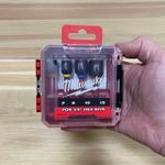 Новинка! Набор 4 предмета Насадки магнитные торцевые SHOCKWAVE хвостовик 1 / 4 дюйм HEX 7, 8, 10, 13 мм GEN II для шуруповертов с высоким крутящим моментом и импульсных винтовертов Milwaukee 4932492445