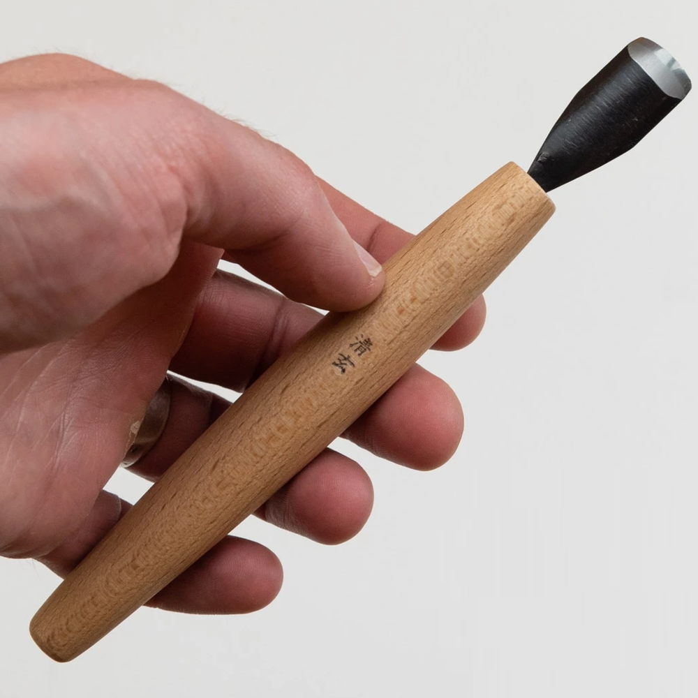 Новинка! Стамеска японская для резьбы по дереву Miki Tool Seigen N 7, полукруглая РК, 15 мм М00019864