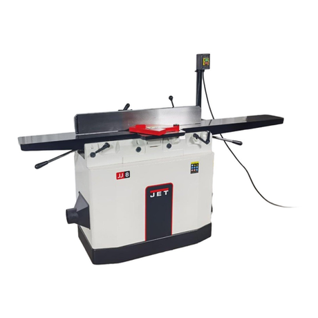 Новинка! Фуговальный станок профессиональный JET JPJ-8HH-T 200 мм с валом Helical 380 В 2,5 кВт JR038