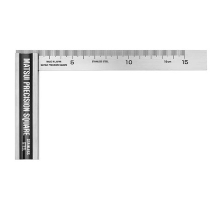 ХИТ! Угольник японский средний с упором с разметкой Matsui 150 мм 170 х 100 мм 718636 DICTUM М00018093