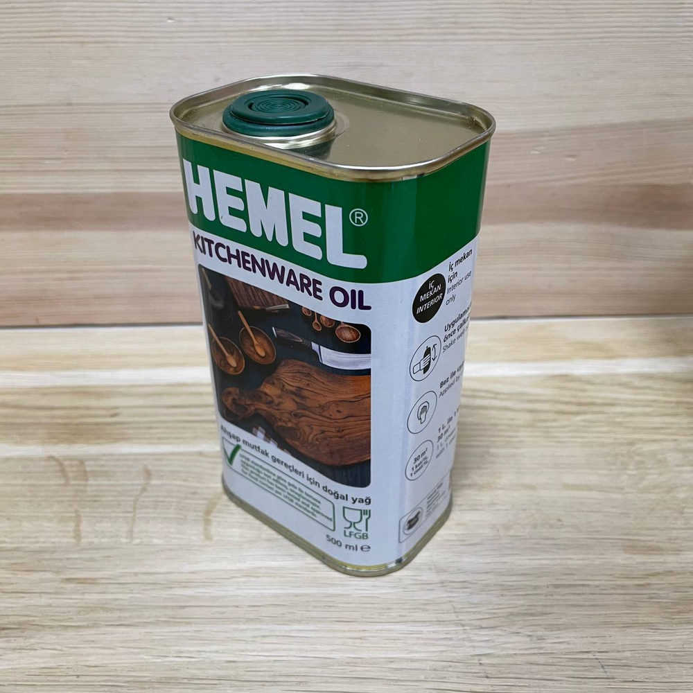 Новинка! Масло для разделочных досок HEMEL Kitchenware Oil 3900H Бесцветное 0,5 л для внутренних работ 20450