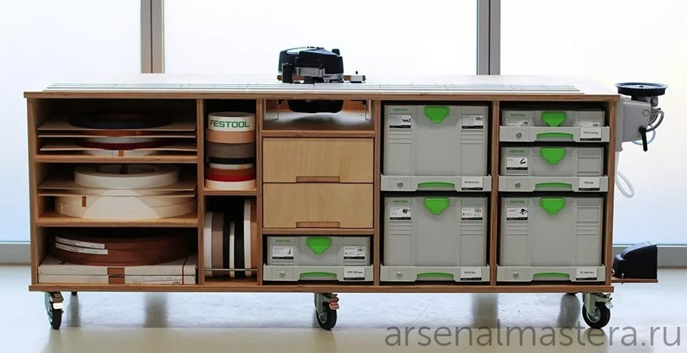 ХИТ! Комплект выдвижных полок 5 шт FESTOOL SYS-AZ-Set 500767
