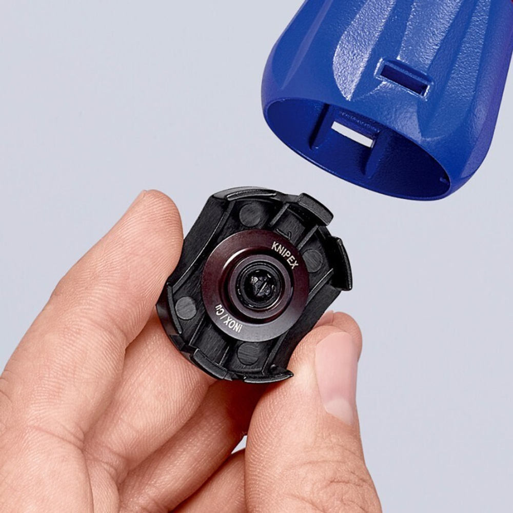 Труборез для нержавеющей стали и цветных металлов TubiX XL Knipex 6 - 76 мм / толщина макс 2 мм, длина 260 мм KNIPEX KN-903103BK