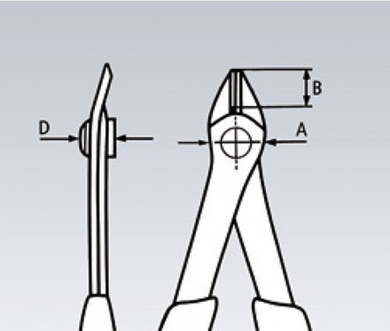 Бокорезы прецизионные 125 мм, нерж., зажим для проволоки, 2-комп ручки Electronic Super Knips KNIPEX KN-7813125