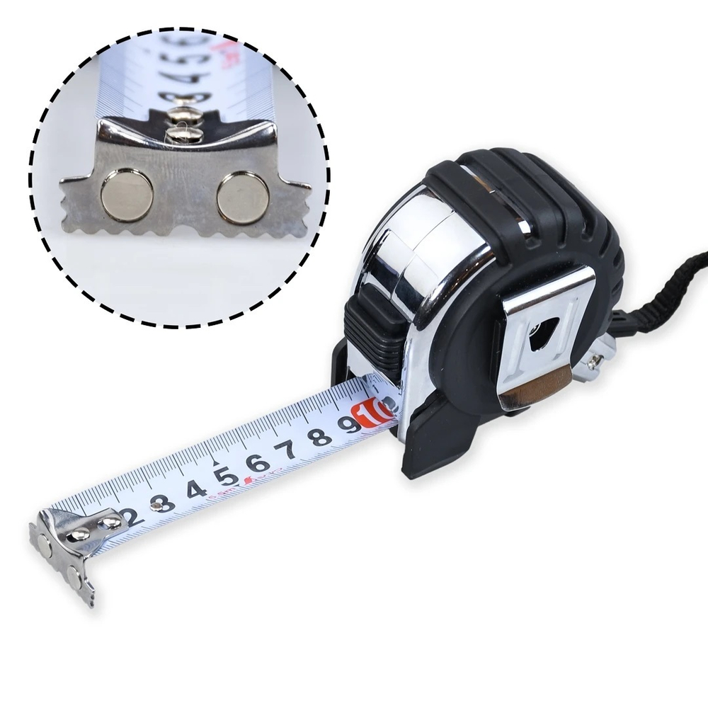 Рулетка Tough Gear SD 5.5 м, 25 мм, с магнитным зацепом, с петлёй Shinwa М00021645