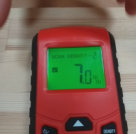 Влагомер индуктивный бесконтактный 10 градаций плотности древесины Woodwork MT-02