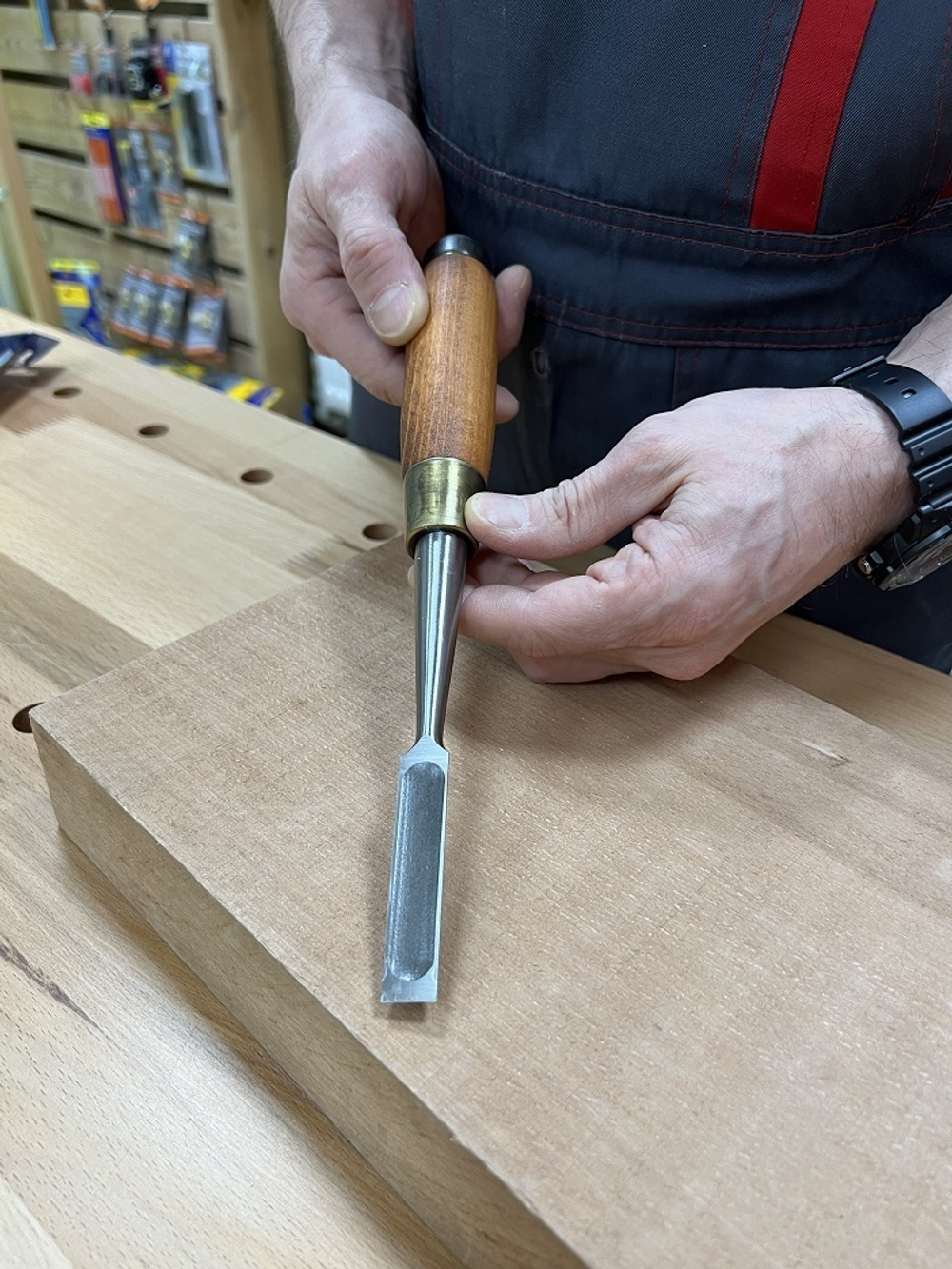 ХИТ! Стамеска ласточкин хвост 13 мм WOOD LINE PLUS NAREX 813513