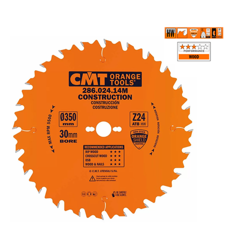 ЛЕТОМ НИЖЕ! Диск пильный универсальный CMT 350 x 30 x 3,2 / 2,2 15° 5° ATB Z24 для пиления древесины на стройплощадке 286.024.14M