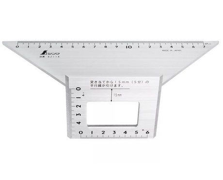 ХИТ! Шаблон угловой Shinwa 200 х 63 х 73 мм Sh 62114 М00003453