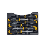 Новинка! Набор отверток 6 шт. Felo Ergonic SL4.0-6.5, PZ1-2, PH1-2 в кейсе 40010636