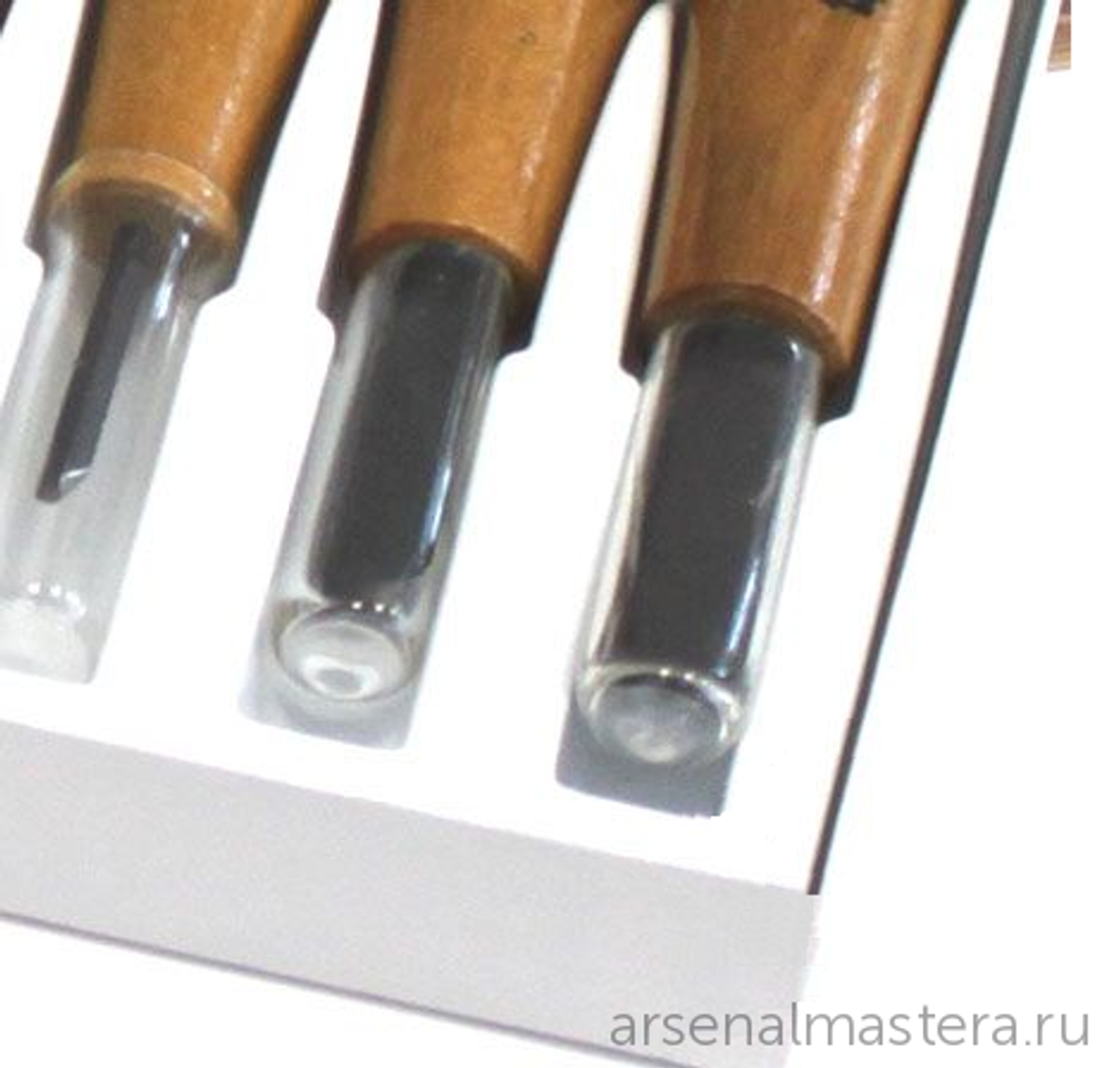 ХИТ! Набор японских резцов 7 шт для резьбы мелких деталей Chokokuto Power Grip Miki Tool MT 800077 (PG-7) М00010266