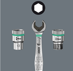 Набор 38 предметов БИТЫ и ГОЛОВКИ с трещоткой Tool-Check 1 SB 073220 WERA WE-073220