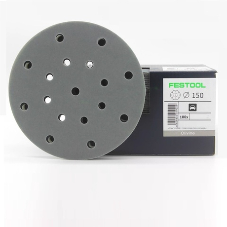 СКИДКИ! Шлифовальные круги 100 шт Olivine P400 STF D150/16 OL/100 Festool 692991E